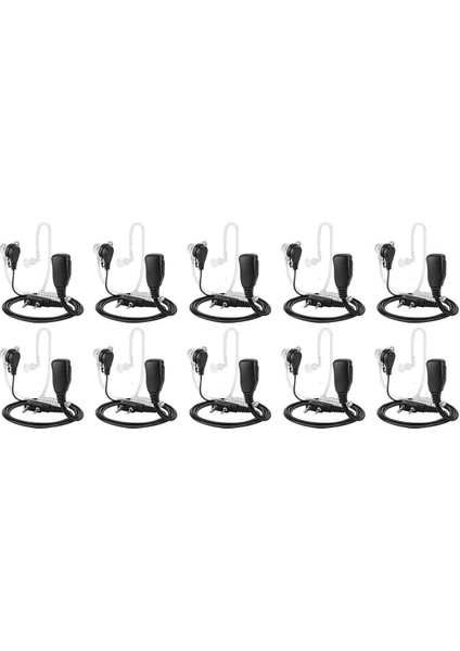 10'lu Telsiz Seti, Yüksek Kalite Akustik Kulaklıklar ve Dayanıklı Tasarım