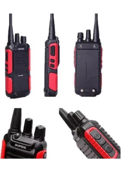 2’li Set Baofeng 999S Telsiz, Güçlü ve Dayanıklı, Şantiye ve Seyahat Için Uygun