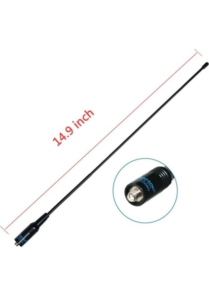 Esnek 38CM Uhf/vhf El Telsiz Anteni, Uygun ve Güçlü Bağlantı Sağlar fiyatları