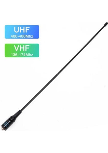 Esnek 38CM Uhf/vhf El Telsiz Anteni, Uygun ve Güçlü Bağlantı Sağlar indirimleri