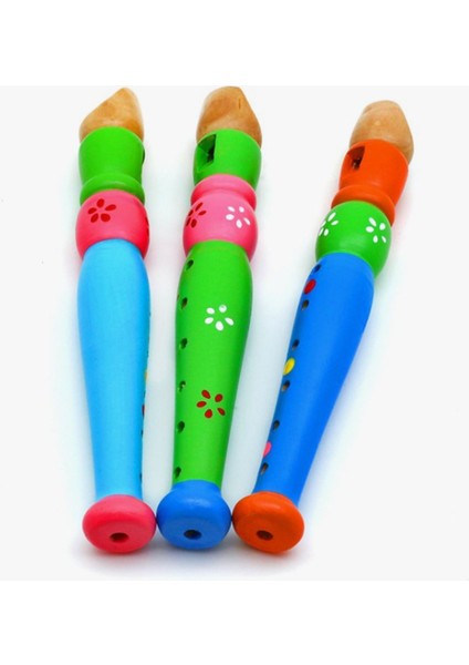 Çocuk Müzik Seti 6'lı, Ahşap Marakas, El Zili, Nota Fülüt, El Davulu, Kastanyet fırsatları