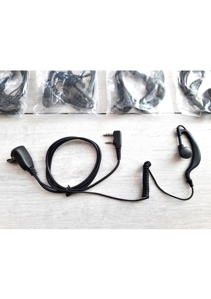 Kablosuz K Tipi Spiralli Ajan Telsiz Kulaklık, Yüksek Ses Kalitesi ve Konfor Sağlar