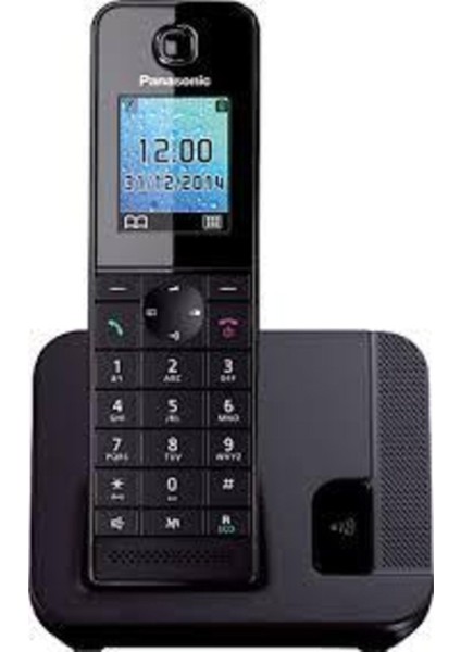 KX-TGH210 Siyah Kablosuz Dect Telefon, Hızlı Bağlantı ve Güçlü Ses Özelliği
