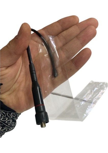 Esnek Katlanabilir 23CM El Telsiz Anteni, Dual Band, Sma Dişi fırsatları