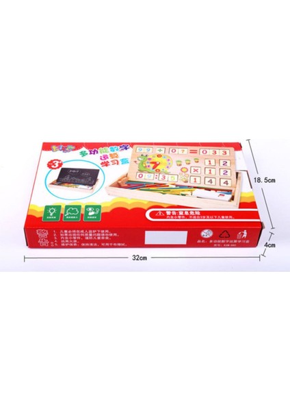 Doğal Ahşap Matematik Öğrenme Oyunu Seti, Eğlenceli Tangram Hediye