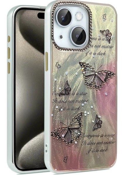 iPhone 14 Kılıf Blade Aynalı Desenli Kapak - Desen 6