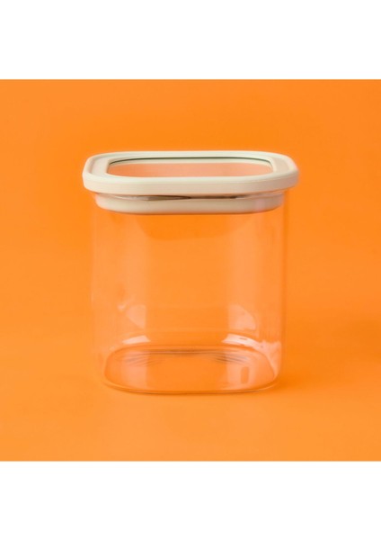 Cam Saklama Kabı, 800 Ml, Şık Tasarım, Dayanıklı ve Kullanışlı, Mutfağınıza Renk Katın. fırsatları