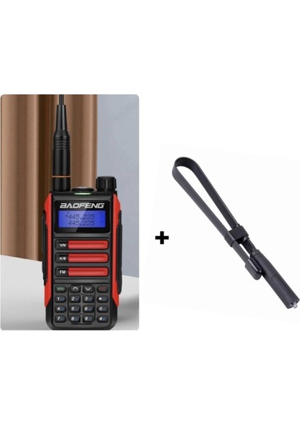 Uv-16 Pro Kırmızı Taktikal Anten, Yüksek Performanslı ve Dayanıklı Tasarım