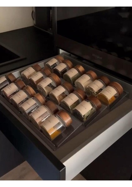 6'lı Cam Baharat Kavanozu Seti, Etiketli, 240ML, Akasya Kapaklı, Şık ve Fonksiyonel fırsatları