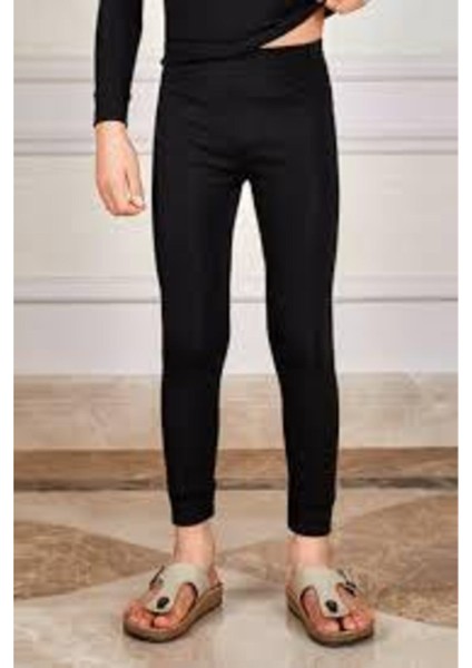 Erkek Çocuk Termal Alt Siyah Renk