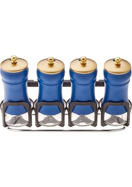 Şeffaf Cam Baharat Takımı 5 Parça, Şık ve Kullanışlı Tasarım