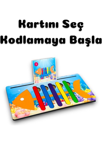 Renkli Robotik Kodlama Seti, Kılçıklar ve Oyun Tahtası, Eğlenceli ve Öğretici Set