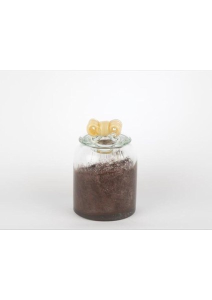 Fiyonklu Cam Kavanoz, 14X18CM, Şık ve Kullanışlı Ev ve Mutfak Saklama Çözümü fiyatları