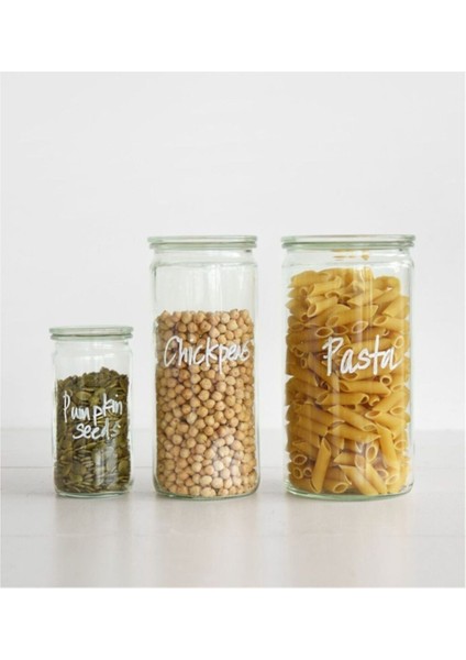 3'lü Beyaz Silindir Seti, Şık ve Kullanışlı Tasarım