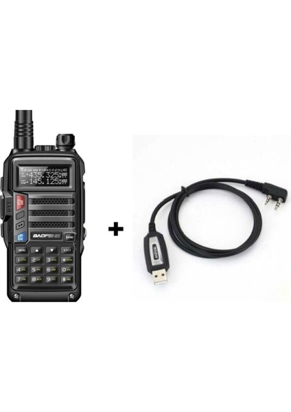 Siyah Uv-S9 Plus Programlama Kablosu V2, Yüksek Kalite ve Dayanıklılık Sağlar