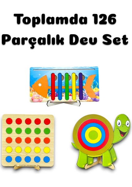 Renkli Ahşap Kodlama Oyuncakları Seti, Eğitici ve Yaratıcı Oyunlar