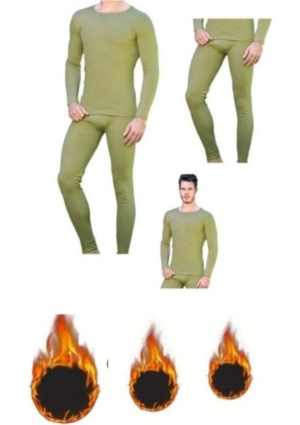 -20 Derece Termal Erkek Takım Haki