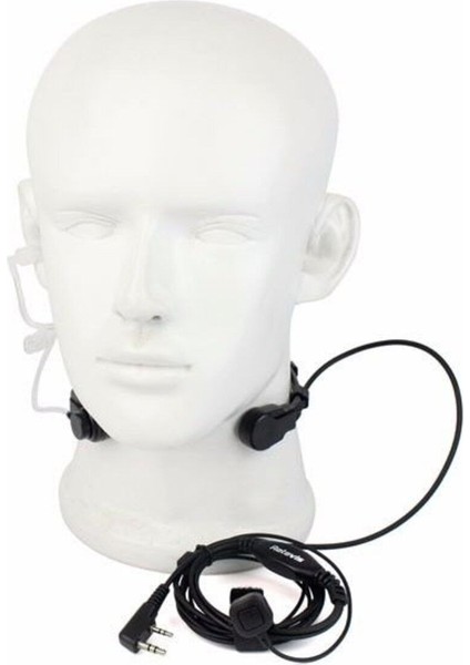 Şeffaf Akustik Boyun Tipi El Telsiz Mikrofon Kulaklık Seti modelleri