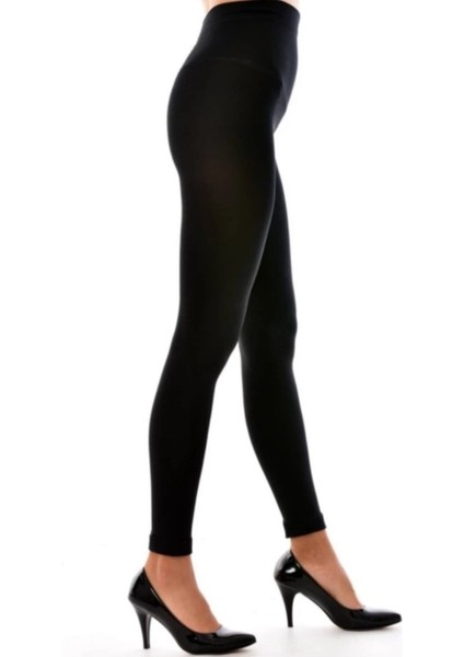 Kadın Siyah Termal Tayt