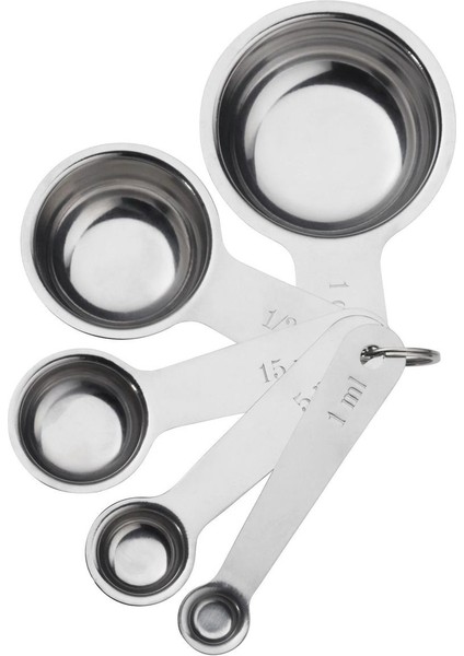 Gri Renkli 5'li Ölçek Seti, Dayanıklı ve Şık Tasarım, Kolay Kullanım fırsatları