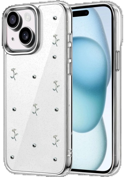 Apple iPhone 15 Plus Fiyonk Desenli Kapak - Desen 7