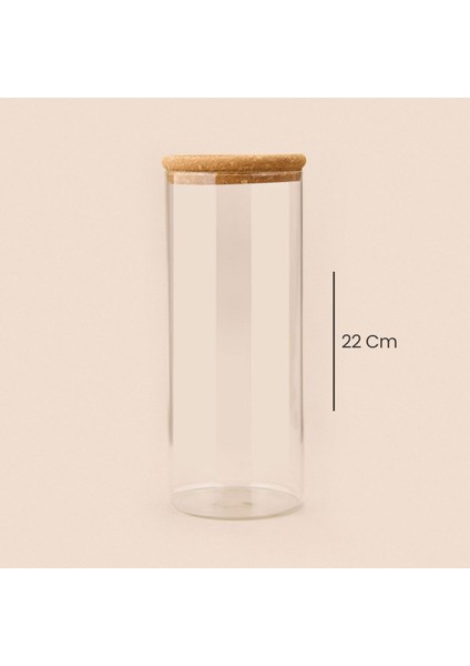 Şeffaf ve Açık Kahverengi Cam Kavanoz, 2,3 Lt, Şık ve Kullanışlı Saklama Çözümü fırsatları