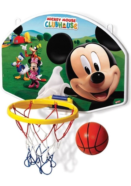 Yeşil Mickey Mouse Çocuk Basketbol Potası, Kolay Kurulum ve Dayanıklı Tasarım