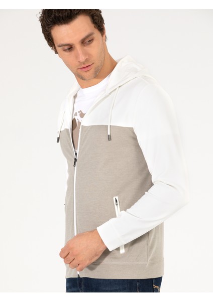 Erkek Bej Sweatshirt 50265573-VR011 fırsatları