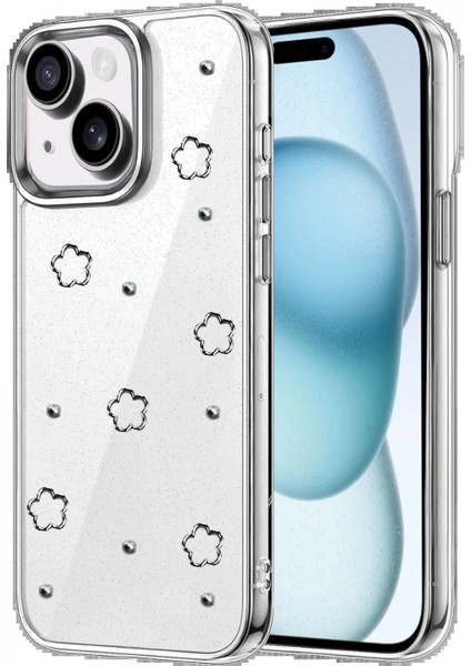 Apple iPhone 15 Plus Fiyonk Desenli Kapak - Desen 3