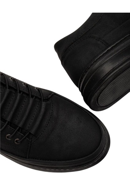 Erkek Siyah Günlük Hafif Poli Dikişli Taban Yürüyüş Garantili Spor Sneaker Ayakkabı modelleri