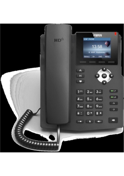 Renkli Ekran Gigabit Ip Telefon Poe, Yüksek Kalite ve Güçlü Bağlantı Özelliği