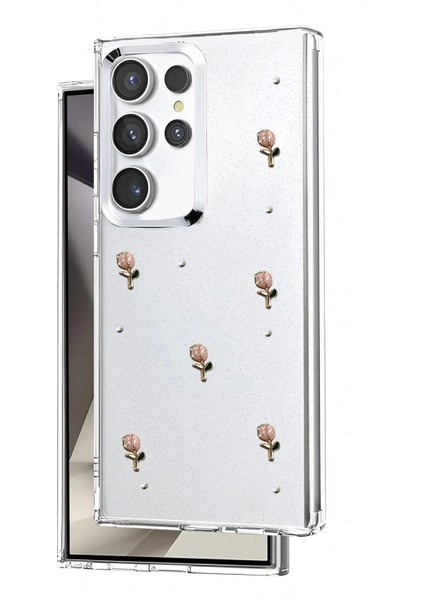 Samsung Galaxy S23 Ultra Fiyonk Desenli Kapak - Desen 5