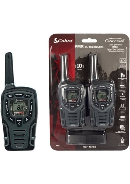 Iki Adet Ekranlı, Şarjlı, Titreşimli El Telsizi, Pil Dahil, Yüksek Performansli Modeli