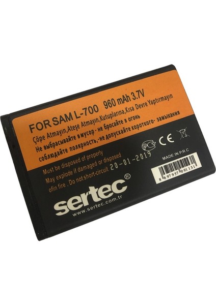 Samsung W559/L700 Uyumlu Batarya
