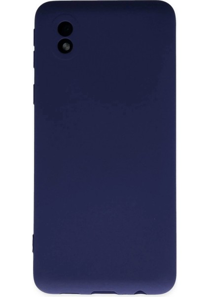 Samsung Galaxy A01 Core Kılıf Nano Içi Kadife Silikon - Lacivert