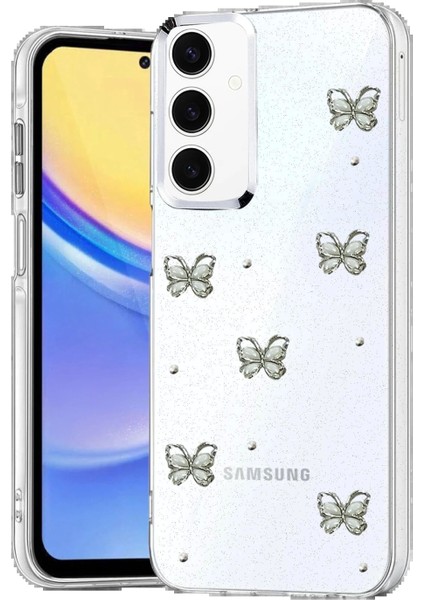 Samsung Galaxy A15 4g Fiyonk Desenli Kapak - Desen 1
