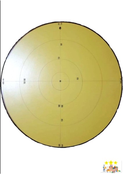 Renkli Ahşap Ok Yay Takımı Için 3 mm Mdf Hedef Tahtası, Eğlenceli ve Dayıklı
