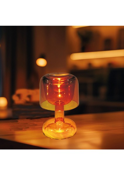 Mini LED Masa Lambası, Turuncu Renk, Şık ve Enerji Tasarruflu Aydınlatma. modelleri