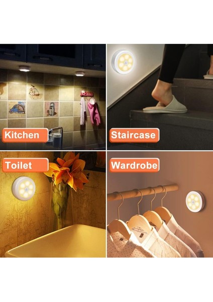 Iki Parçalı Hareket Sensörlü Şarjlı Beyaz LED Lamba, Banyo ve Mutfakta Kullanım fiyatları