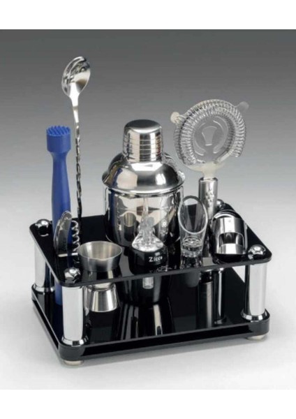 Şık Akrilik Standlı Bar Seti, Ev ve Bar Kullanımı Için Ideal, Kaliteli ve Dayanıklı