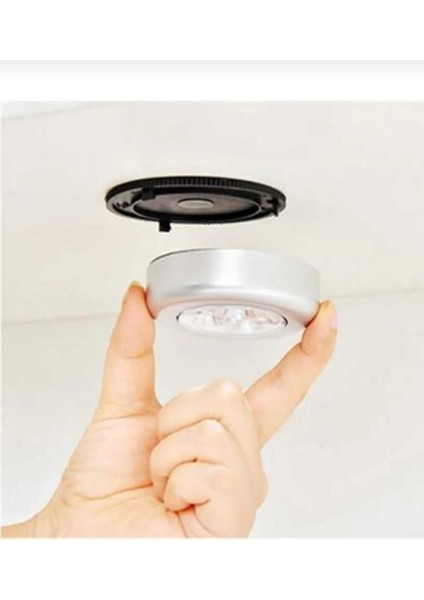 Gri Renkli 4'lü Mutfak Dolap Içi Kablosuz Dokunmatik Aydınlatma Seti fiyatları