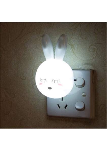 Beyaz Tavşan Gece Lambası, Şık ve Huzurlu Uyku Ortamı Sağlar. modelleri