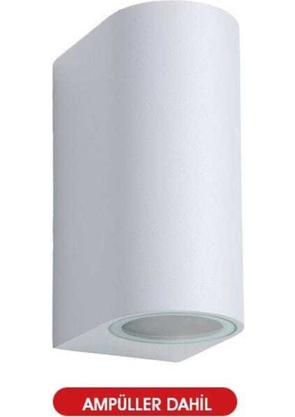 Çift Yönlü Ledli Beyaz Duvar Aplikası, Iç ve Dış Mekan Dekoru modelleri