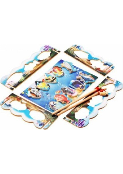 Ahşap Balık Yakalama Oyunu, Mıknatıslı ve Eğlenceli Balık Tutma Oyunu modelleri