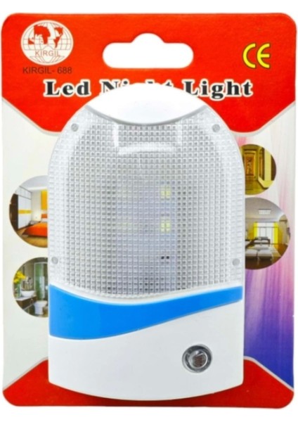 Ledli Gece Lambası, Fotoselli, Beyaz, Enerji Tasarruflu, Şık ve Kullanışlı Tasarım modelleri