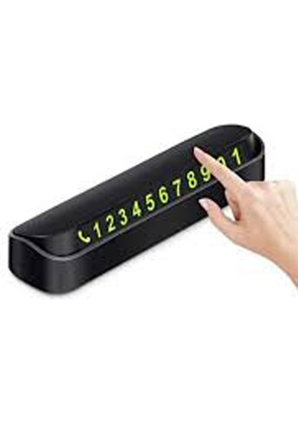 Şık Siyah Araç Numaratörü, Dayanıklı ve Estetik Tasarım