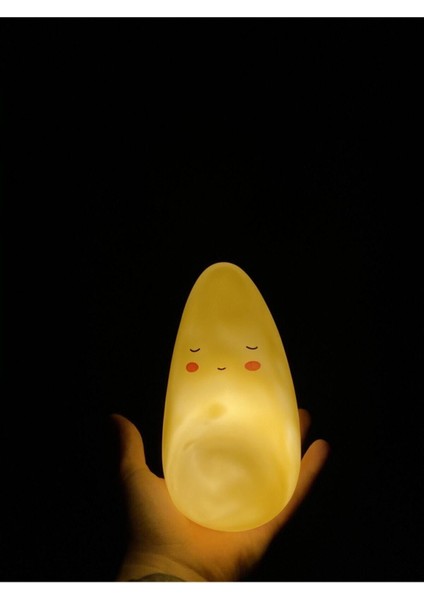 Renkli Silikon Ay Gece Lambası, LED Işıklı, Hediye Seçeneği fiyatları