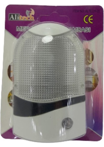 Sensörlü Gri LED Gece Lambası, Fotoselli ve Enerji Tasarruflu Aydınlatma modelleri