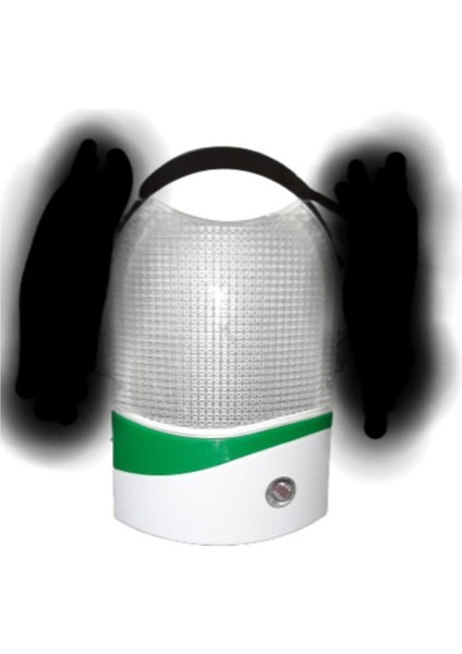 Sensörlü Gri LED Gece Lambası, Fotoselli ve Enerji Tasarruflu Aydınlatma indirimleri