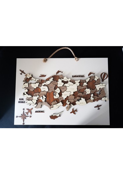 3 Boyutlu Tablo Ahşap Mdf Dekoratif Detaylı Türkiye Haritası – Duvar Dekoru Ev Mobilya fiyatları